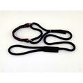 Soft Lines PMM06BLACK-RED Martingale Dog Leash 6 Ft. Medium- Black and Red PMM06BLACK/RED
